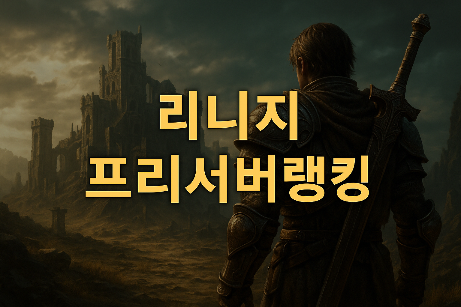 리니지M 프리서버 검증 배너 이미지